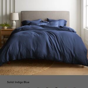 Quince NWOT King 100% European Linen Duvet Cover